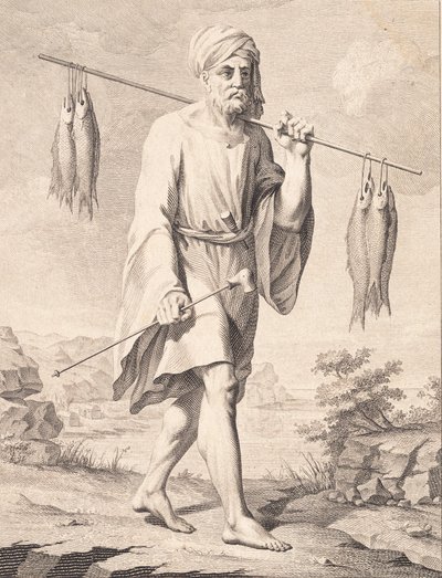 En arabisk fisker av J.F. Clemens