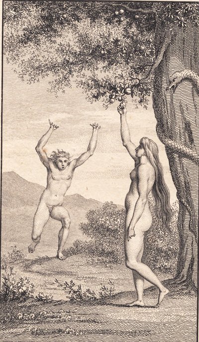Illustrasjon til Ewalds "Adam og Eva". III av J.F. Clemens