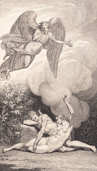 Illustrasjon til Ewalds "Adam og Eva". I av J.F. Clemens