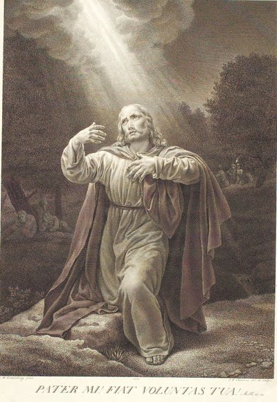 Kristus i Getsemane Have av J.F. Clemens