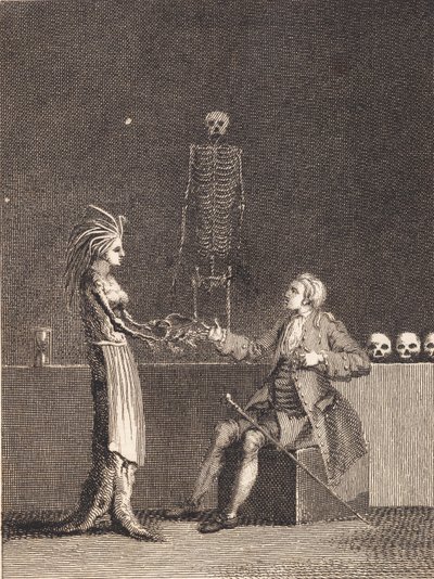 Niels Klim i anatomikammeret av J.F. Clemens