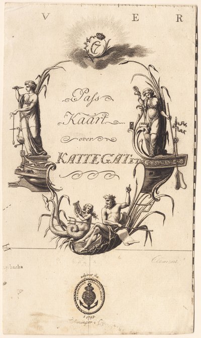 "Pass Kaart over Kattegatet" av J.F. Clemens