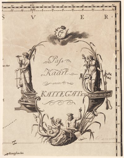 "Pass Kaart over Kattegatet" av J.F. Clemens