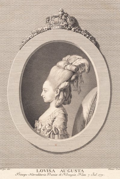 Prinsesse Louisa Augusta av J.F. Clemens