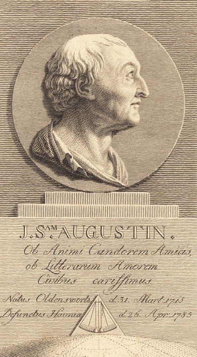 Sekretær i krigskancelliet Johan Samuel Augustin av J.F. Clemens