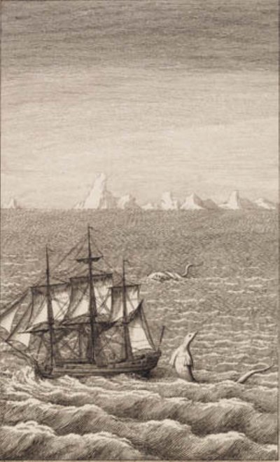 Skipet og sjødyret av J.F. Clemens