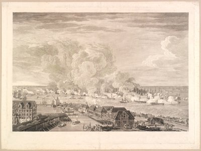 Slaget på Reden 2. april 1801 av J.F. Clemens