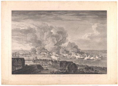 Slaget på Reden d. 2. april 1801 av J.F. Clemens