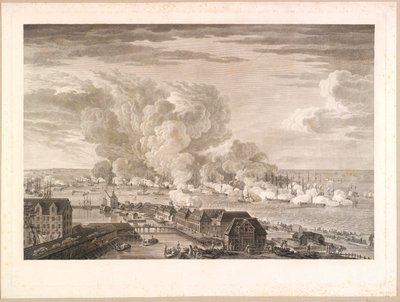 Slaget på Reden d. 2. april 1801 av J.F. Clemens