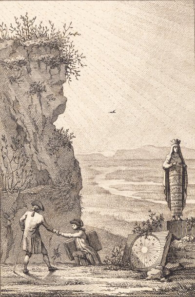 Tittel kobber for Olavides av J.F. Clemens