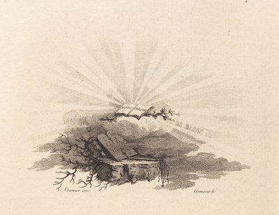 Tittelvignett for C. Bastholm: "Åndelige taler", 1779 av J.F. Clemens