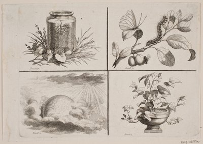 Vignetter for Bonnets verk av J.F. Clemens