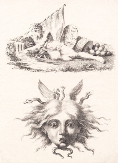 Øresund. Medusa hode av J.F. Clemens