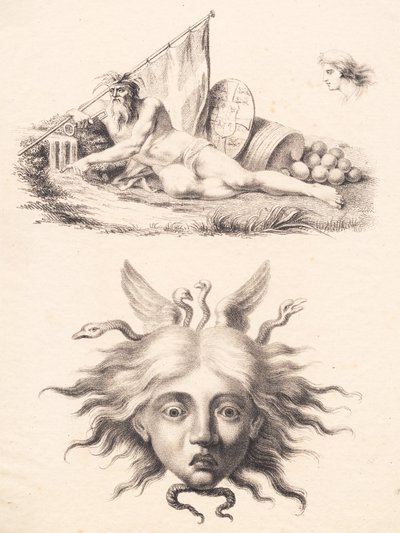 Øresund. Medusa hode av J.F. Clemens