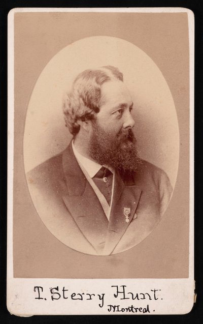 Portrett av Thomas Sterry Hunt 1826-1892, før 1892. av JG Parks