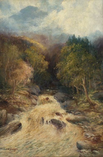 En fjellskog av J.H. Stanger