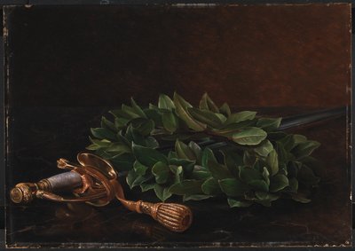 En corsage med en laurbærkrans av J.L. Jensen