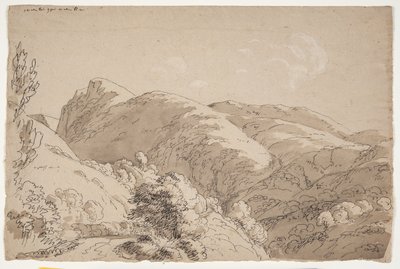 Fjell ved Subiaco av J.L. Lund
