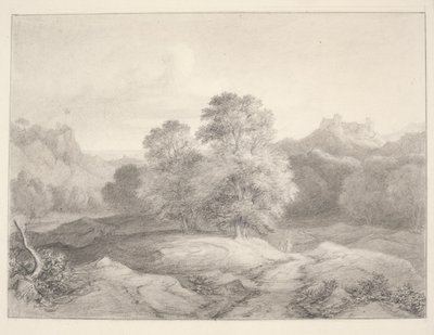 Landskap fra Romas nærhet av J.L. Lund