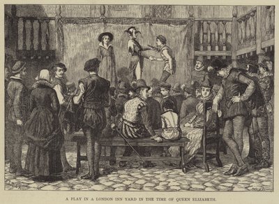 Et skuespill i en London Inn Yard i dronning Elizabeths tid av J.M.L. Ralston