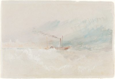 En pakkebåt utenfor Dover, ca. 1836. av Joseph Mallord William Turner