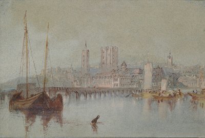 Beaugency, c1830 av Joseph Mallord William Turner