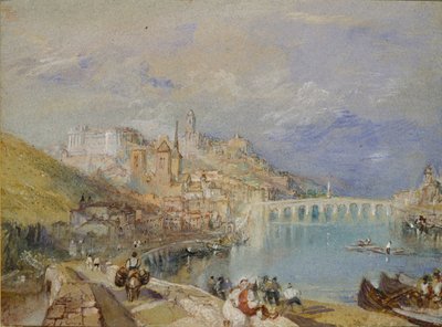 Blois, ca 1830 av Joseph Mallord William Turner