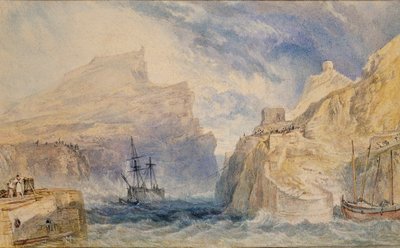 Boscastle, Cornwall, c1824 av Joseph Mallord William Turner