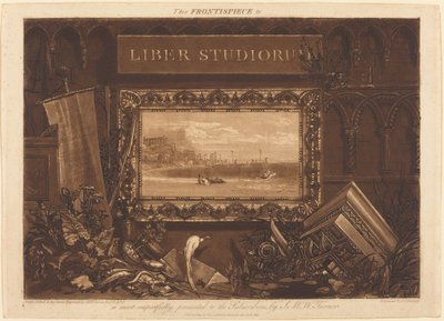 Frontispice, utgitt 1812. av Joseph Mallord William Turner