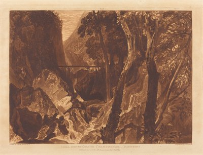 Mill nær Grand Chartreuse, utgitt 1816. av Joseph Mallord William Turner