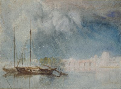 Nantes: Pirmil Bridge, c1830 av Joseph Mallord William Turner