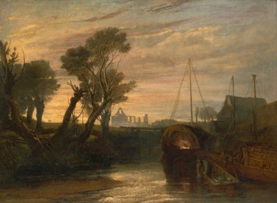 Newark Abbey, mellom 1806 og 1807. av Joseph Mallord William Turner