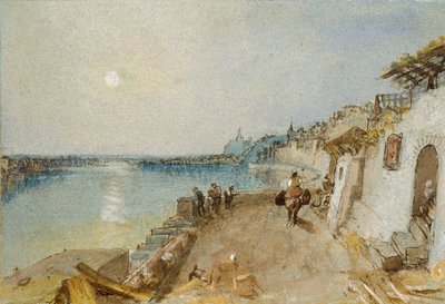 Rietz, nær Saumur, c1830 av Joseph Mallord William Turner