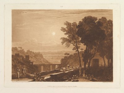 The Bridge and Goats Liber Studiorum, part IX, plate 43, April 23, 1812.    1146883   no       norwegian Successfully Translated  Original: Stairs in an Italian Garden Translat: Stairs in an Italian Garden 1311017 no norwegian Successfully Translated Origi av Joseph Mallord William Turner