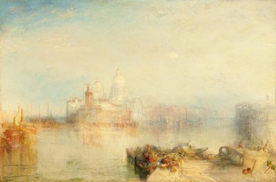 Dogana og Santa Maria della Salute, Venezia, 1843. av Joseph Mallord William Turner