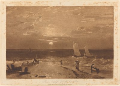 The Mildmay Sea-Piece, utgitt 1812. av Joseph Mallord William Turner