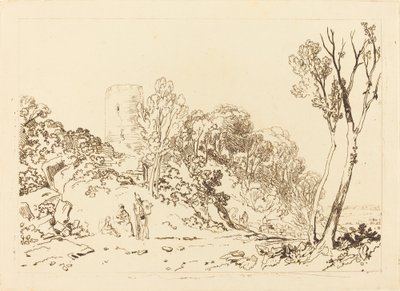Winchelsea, Sussex, publisert 1812. av Joseph Mallord William Turner