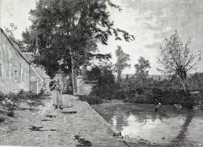 Etter regnet, fra Leisure Hour, 1888 av J.M. Barnsley
