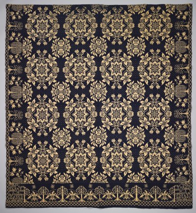 Coverlet, 1837. av J.M. Davidson
