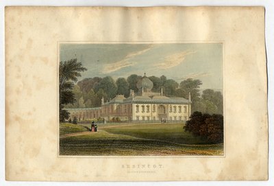 Sezincote House, Gloucester, 1823 (colout-medlemmer) av J.P. Neale