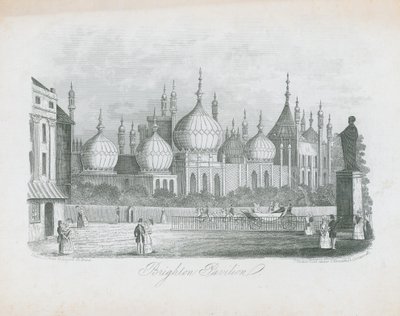 Generell utsikt over Brighton Pavilion av J.T. Wood