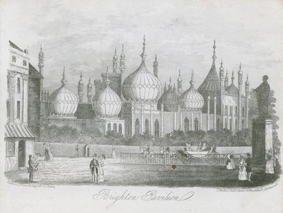 Generell utsikt over Brighton Pavilion av J.T. Wood