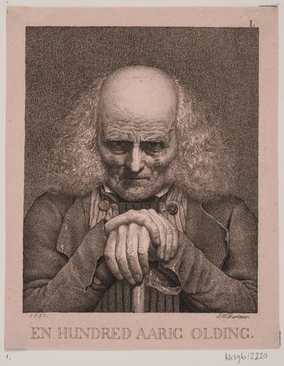 En hundreåring gammel mann av J.V. Gertner