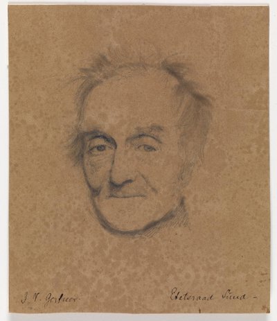 Portrett av maleren J.L. Grove av J.V. Gertner