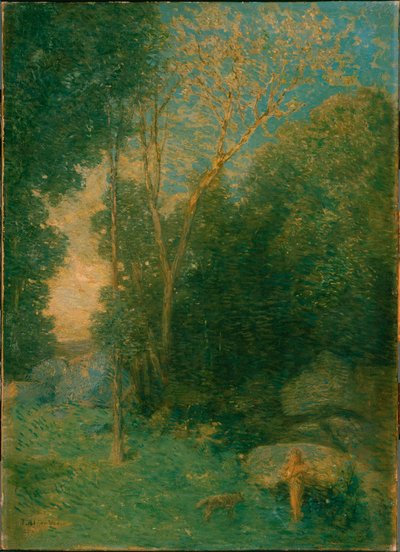 Pan og ulven av J. Alden Weir