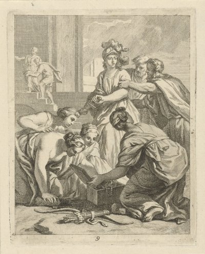 Akilles og døtrene til Lycomedes Scener fra livet til Achilles (serietittel) Vitam et mortem achilli (serietittel) av J. Alexander Janssens