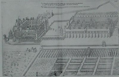 Schloss Gaillon und Gärten, aus 