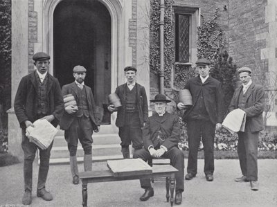 Hallaton Hare Pie Festival, presten og deputasjonen av J. Benjamin Stone