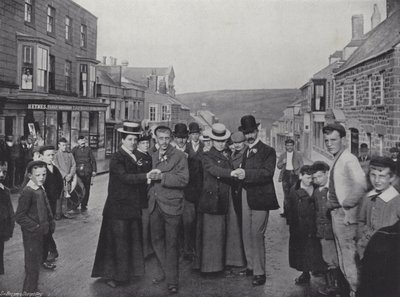 Helston Flora Day, tidlige dansere av J. Benjamin Stone