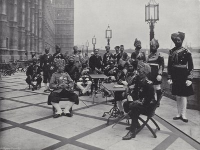 Indiske representanter ved King Edwards Coronation av J. Benjamin Stone